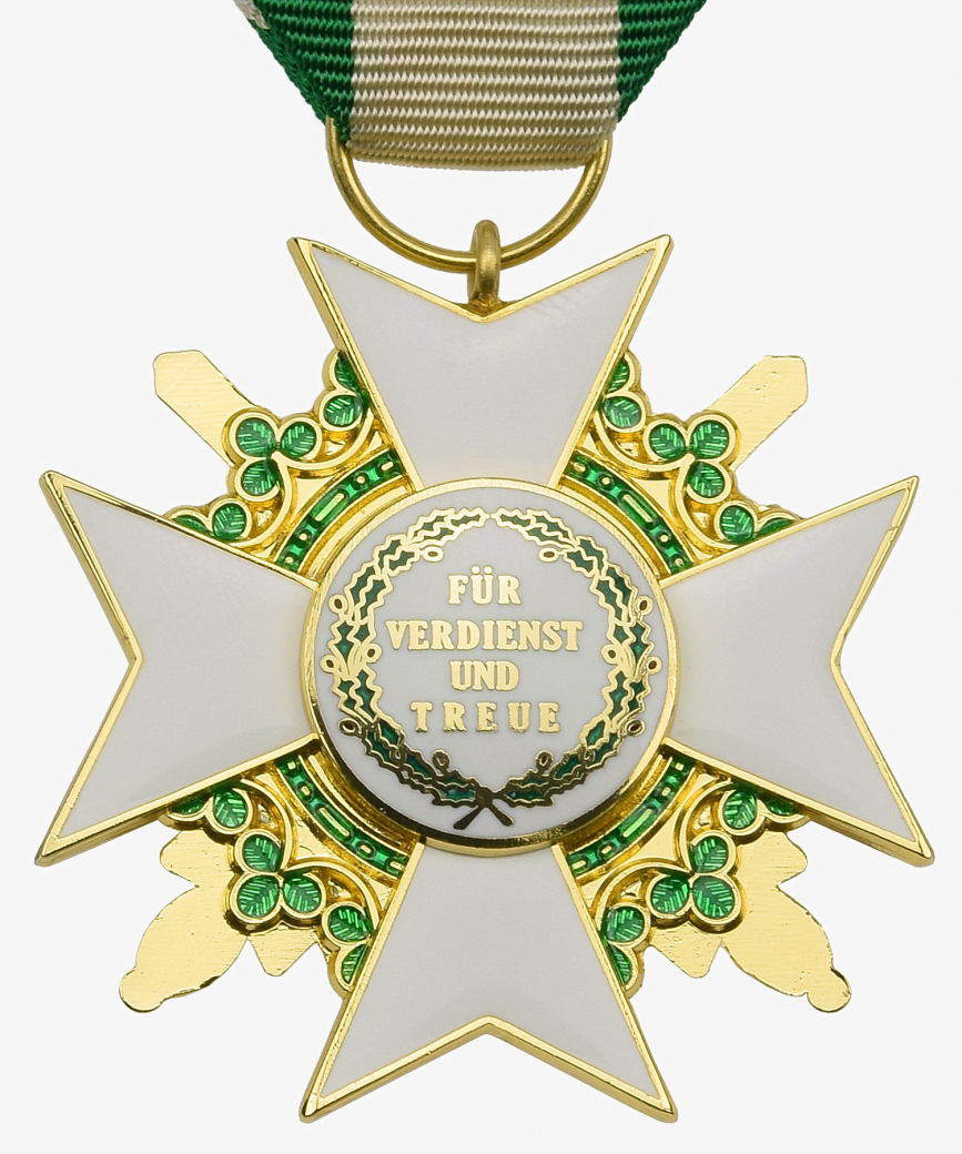 Kingdom of Saxony, Order of Merit, Knight's Cross 1st Class with Swords
